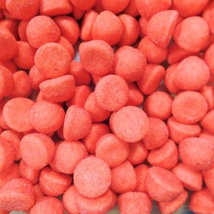 Glace Artisanale Bonbon Acidulé (Fraise Tagada)