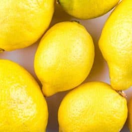 Sorbet Artisanal Citron Jaune avec écorces